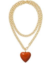 Roxanne Assoulin - The Big Puffy Heart-Charm Necklace - Lyst