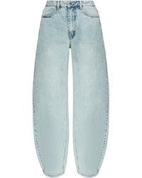 Gestuz - Vaqueros con parche del logo - Lyst