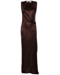 Elisabetta Franchi - Open-Back Maxi Dress - Lyst