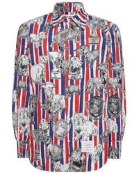 Thom Browne - Chemise À Détail De Toile - Lyst
