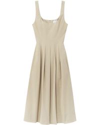 Proenza Schouler - Pleated Cotton Dress - Lyst