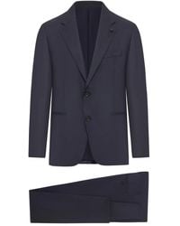 Lardini - Single-breasted Wool Blazer - Lyst