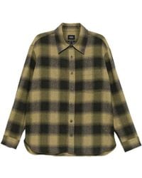 A.P.C. - Chemise Boutonnée À Carreaux - Lyst