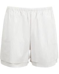 Deiji Studios - Shorts mit Nadelstreifen - Lyst