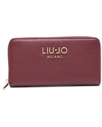 Liu Jo - Logo Zip-Around Wallet - Lyst