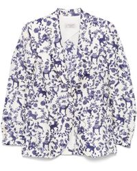 Alberto Biani - Sakko Mit Print - Lyst