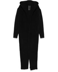 Rick Owens - Cardigan Lungo Robe Con Cappuccio - Lyst