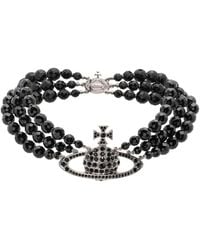 Vivienne Westwood - Messaline 3 Row Choker - Lyst