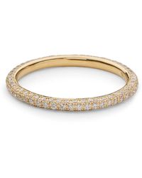 We by WHITEbIRD - Giulia Ring Aus 18Kt Recyceltem Gelbgold Mit Diamanten - Lyst