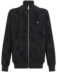 Philipp Plein - Dollar-Print Tracksuit Jacket - Lyst