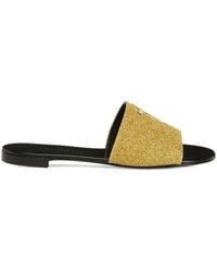 Giuseppe Zanotti - Shirley Glitter Sandals - Lyst