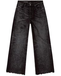 DIESEL - Classic Straight-Leg Jeans With Mid-Rise Waist - Lyst