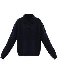 Anine Bing - Lee Polo-Collar Sweater - Lyst