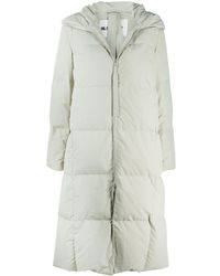 Jil Sander Hooded Padded Mid Coat - Green