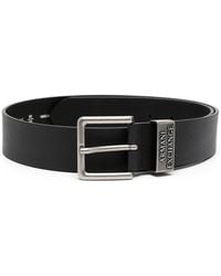 ARMANI EXCHANGE - Logo Embossed Buckle Belt - Lyst