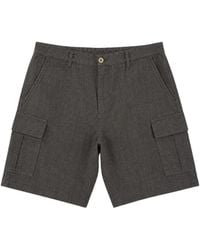 Seventy - Linen Cargo Shorts - Lyst