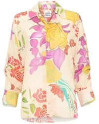 Donde Esteban - Floral Cotton Shirt - Lyst