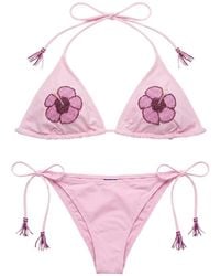 MC2 Saint Barth - Bikini Maleah À Patch Fleur - Lyst
