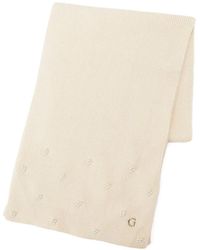Guess - Crystal-Embellished Knitted Scarf - Lyst