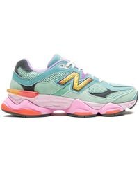 New Balance - 9060 "sage Leaf/neo Flame" Sneakers - Lyst