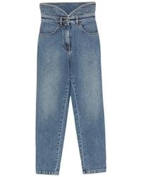 Philosophy Di Lorenzo Serafini - High-Waisted V-Cut Jeans - Lyst