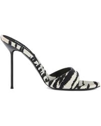 Paris Texas - Lidia Zebra-Print Sandals - Lyst