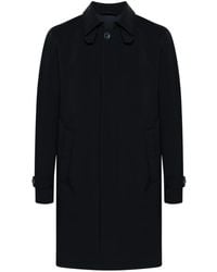 Herno - Logo Plaque Coat - Lyst