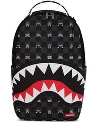 Sprayground - Shark Check-Pattern Backpack - Lyst