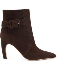 Malone Souliers - Rowan Buckle-Strap Ankle Boots - Lyst