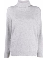 Brunello Cucinelli - Ribbed-knit Roll-neck Jumper - Lyst