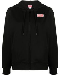 KENZO - Kapuzenjacke Mit Logo-Print - Lyst
