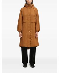 Barbour - Parka Con Cappuccio E Bottoni - Lyst