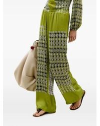 Silvia Tcherassi - Nerea Abstract-Print Trousers - Lyst