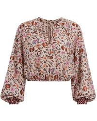 Natalie Martin - Amelia Floral-Print Top - Lyst