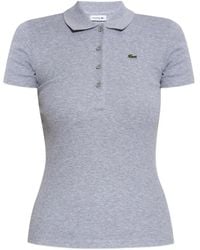Lacoste - Ribbed Polo Shirt - Lyst