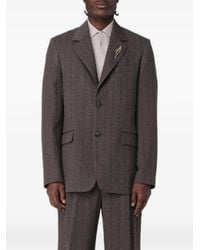 Golden Goose - Pinstripe Virgin-Wool Blazer - Lyst