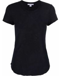 James Perse - Sheer Scub Crew Nwck Tee - Lyst