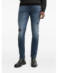 HUGO - Jeans Skinny Con Effetto Vissuto - Lyst