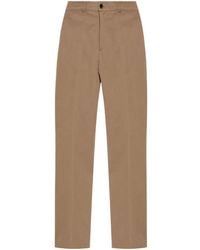 Burberry - Pantalones Chinos Con Cierre De Botón - Lyst