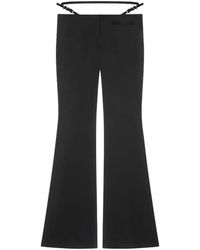 Givenchy - Pantaloni Sartoriali Voyou Svasati A Punto Milano - Lyst