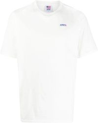 Autry - Logo-patch Crew-neck T-shirt - Lyst