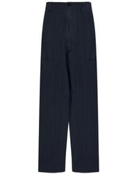 Comme des Garçons - Pinstripe-Pattern Trousers - Lyst