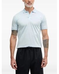 KARL LAGERFELD - Logo-Embroidered Polo Shirt - Lyst