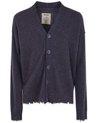 Uma Wang - Distressed Cashmere Cardigan - Lyst