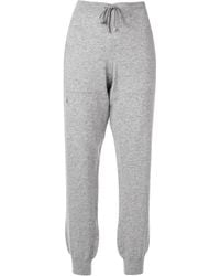 Barrie - Drawstring Cashmere Track Pants - Lyst