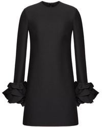 Valentino Garavani - Ruffle-Cuffs Mini Dress - Lyst