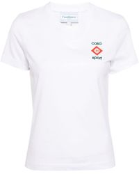 Casablancabrand - T-shirts Casa Sport en coton biologique (lot de deux) - Lyst