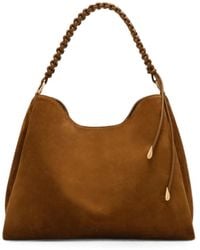 Cult Gaia - Osa Suede Braided-Handle Tote Bag - Lyst
