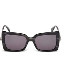 Max Mara - Geometric-Frame Sunglasses - Lyst