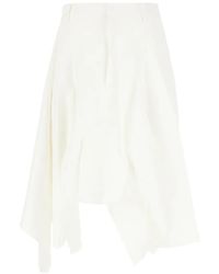 Niccolò Pasqualetti - Asymmetric Draped Shorts - Lyst